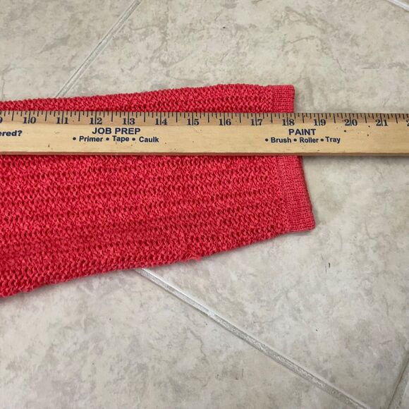 Coldwater Creek Open Front Cardigan Sweater women’s size L coral office travel - Picture 11 of 11